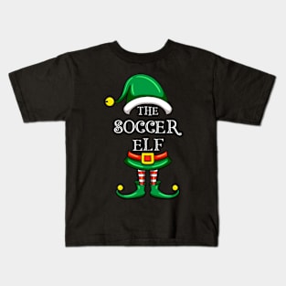 The Soccer Elf Matching Family Christmas Pajama Kids T-Shirt